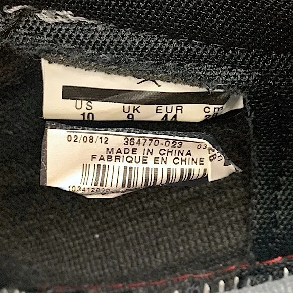 Nike Air Jordan 1 Mid Cool Grey 364770-023 10 Phat 10 Black Grey Shadow